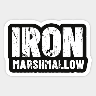 IRON MARSHMALLOW MILITARY HUMOR FAT JOKES Sticker